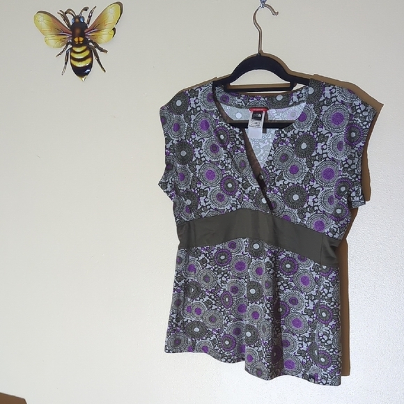 The North Face Women's Purple and Gray Blouse - Picture 2 of 9